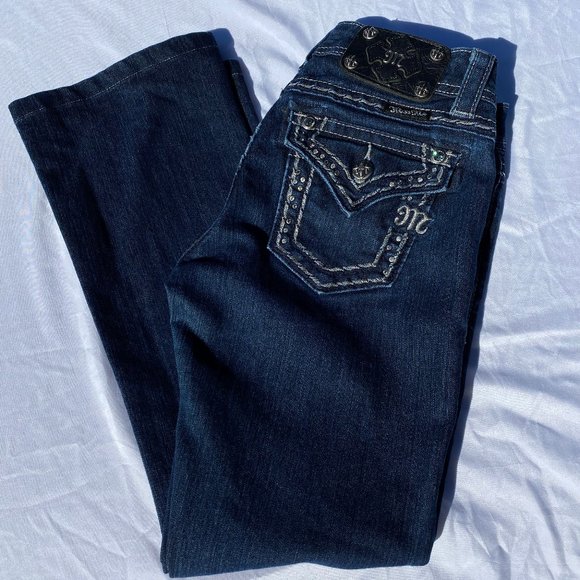 Miss Me Denim - Miss Me Jeans Size 25 Dark Wash